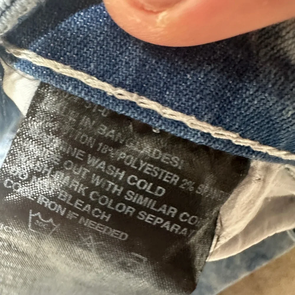 Southpole Mens Jeans Acid Wash‎ Blue Slim Fit Stretch Denim Pants Size 32x32